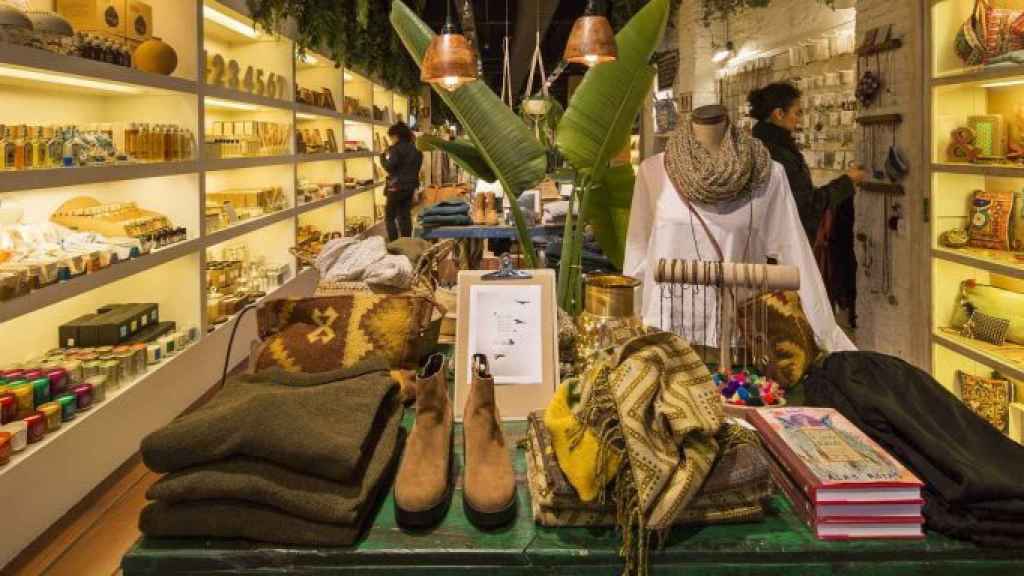 Interior de un comercio de la cadena barcelonesa Natura