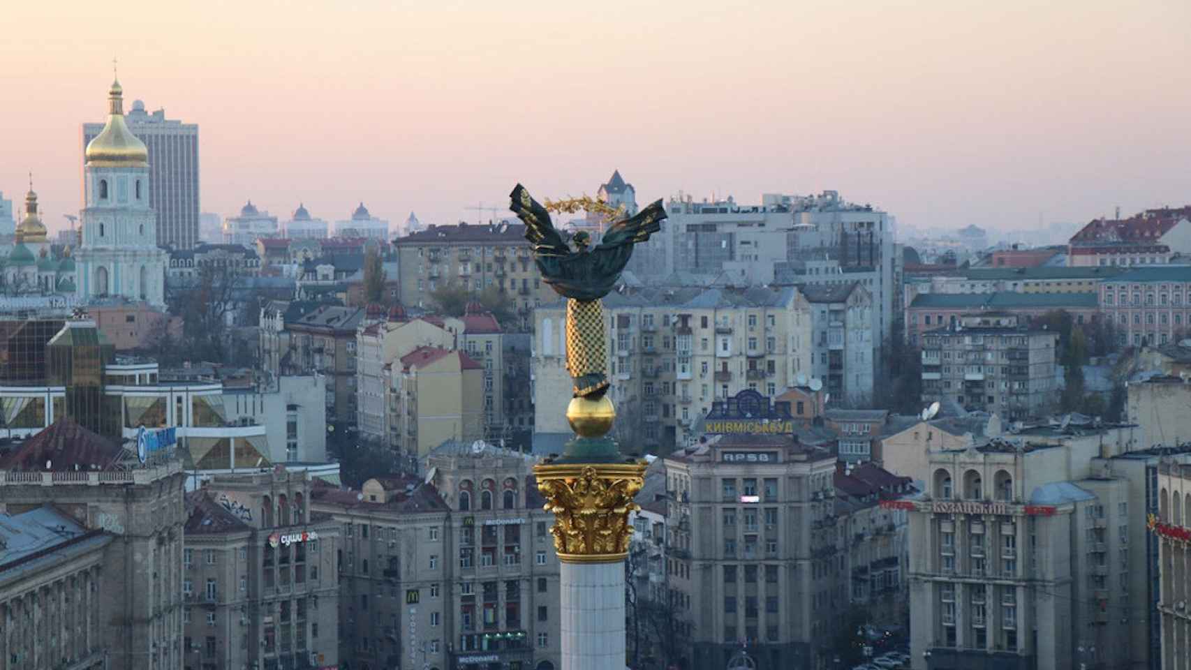 Monumento a la Independencia en la plaza Maidan de Kiev / FLICKR