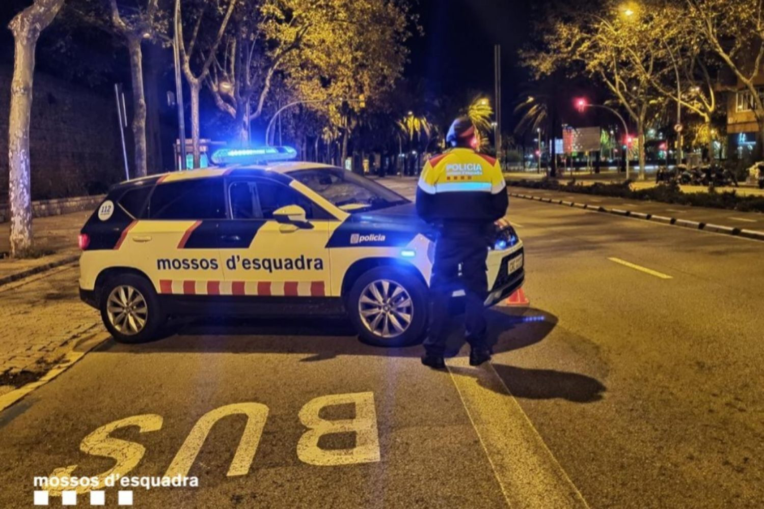 Un control de los Mossos d'Esquadra en una imagen de archivo / MOSSOS D'ESQUADRA - @mossos