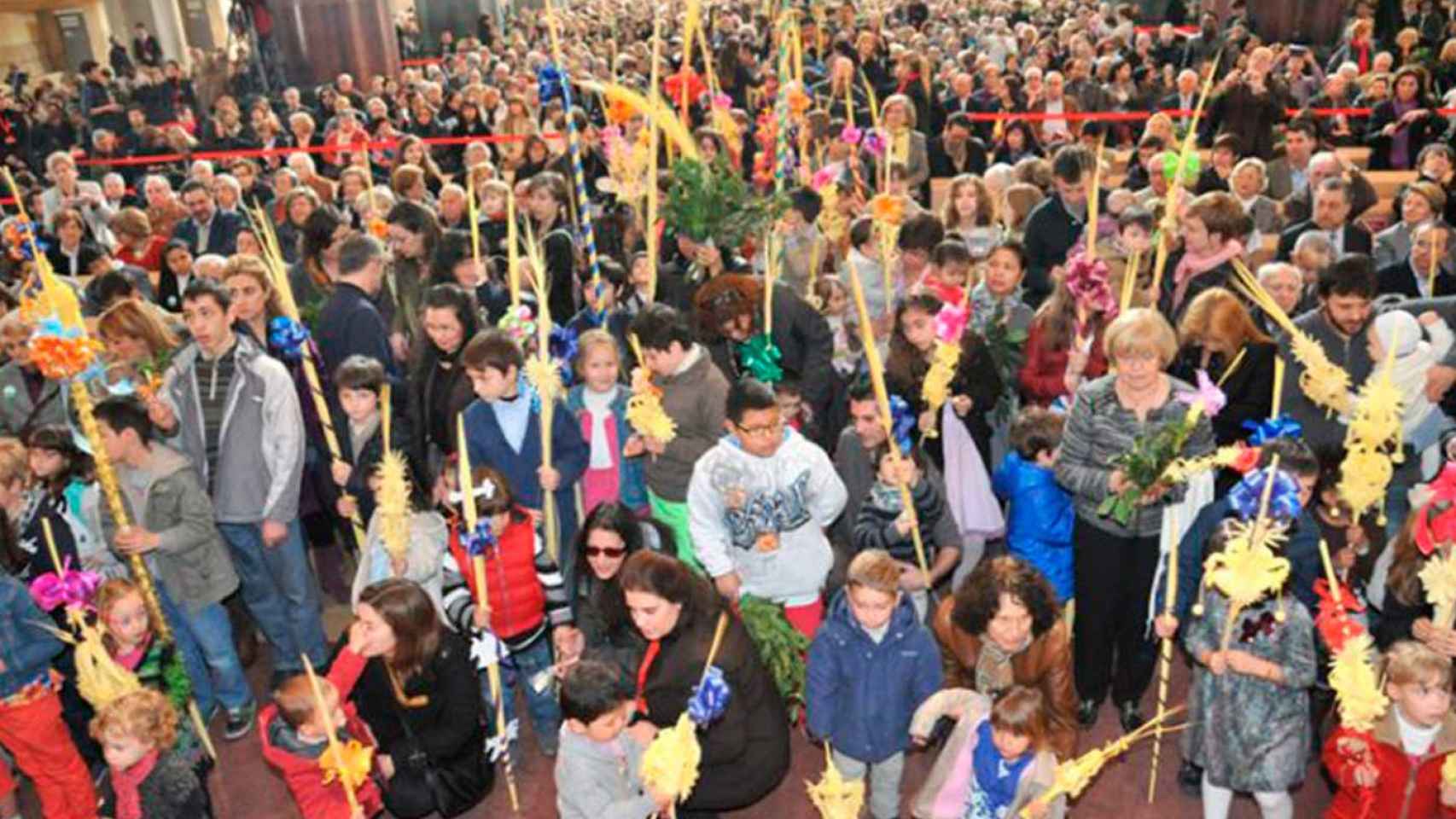 El Domingo de Ramos, en la Sagrada Família / ESGLÉSIA DE BARCELONA