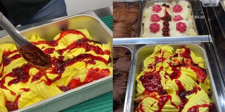 Helado de Barcelona y de Sant Jordi en Badiani / METRÓPOLI