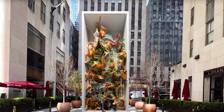 Render del NFT de Casa Batlló en Rockefeller Plaza / CASA BATLLÓ