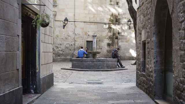 La plaza de Sant Felip Neri, en una imagen de archivo