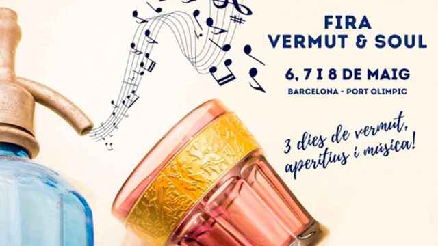 Cartel de la Fira Vermut & Soul, este fin de semana en el Port Olímpic / FIRA VERMUT & SOUL