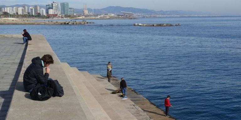 La Escullera del Poblenou en una imagen de archivo 