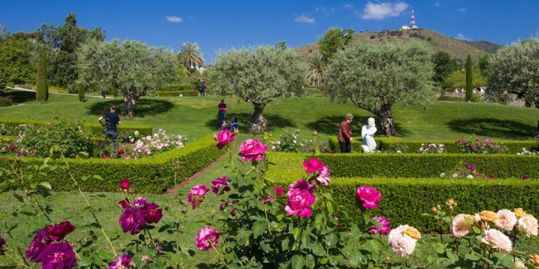 El parque de Cervantes en una imagen de archivo