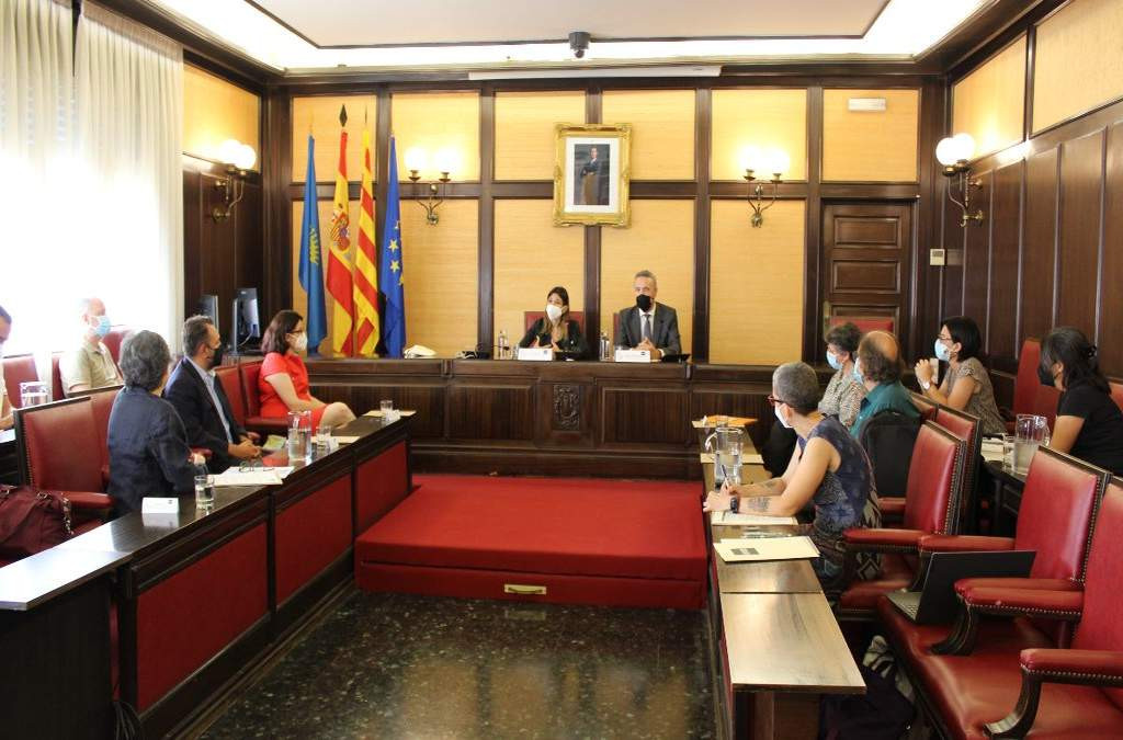 La sala de plenos del Ayuntamiento de Santa Coloma / AJUNTAMENT SANTA COLOMA