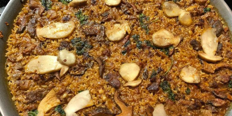 Arroz de 'ceps' del restaurante El Racó de l'Agüir / INSTAGRAM