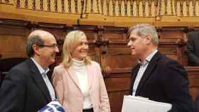 Javier Mulleras, Ángeles Esteller y Alberto Fernández Díaz, del PP, el mandato pasado