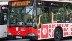 Buses de TMB en el Bon Pastor en una imagen de archivo / TMB