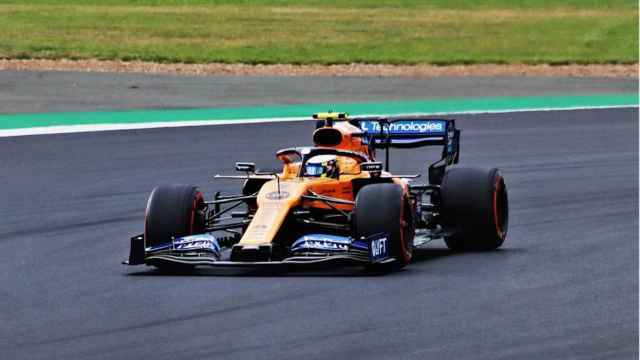 Vehículo de McLaren pilotado por Daniel Ricciardo