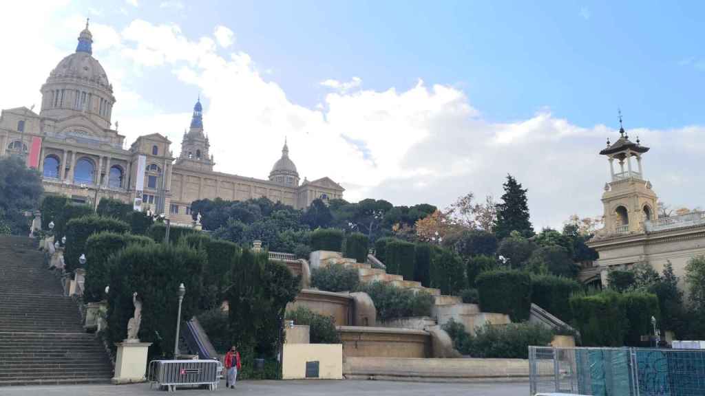 Entrada a la montaña de Montjuïc / AYUNTAMIENTO DE BARCELONA