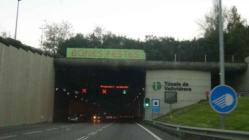 Entrada a los túneles de Vallvidrera / ARCHIVO