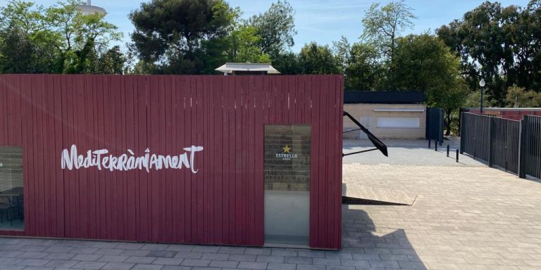 El bar de la multinacional Aramark, junto a la zona de taquillas del Palau Sant Jordi / CEDIDA