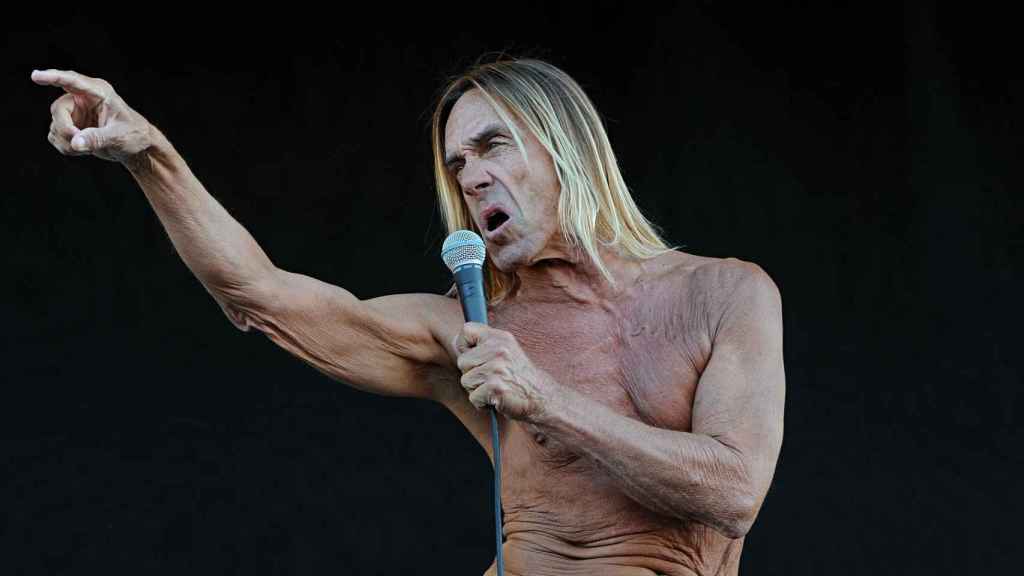 La leyenda del punk-rock Iggy Pop durante una actuación / ARCHIVO