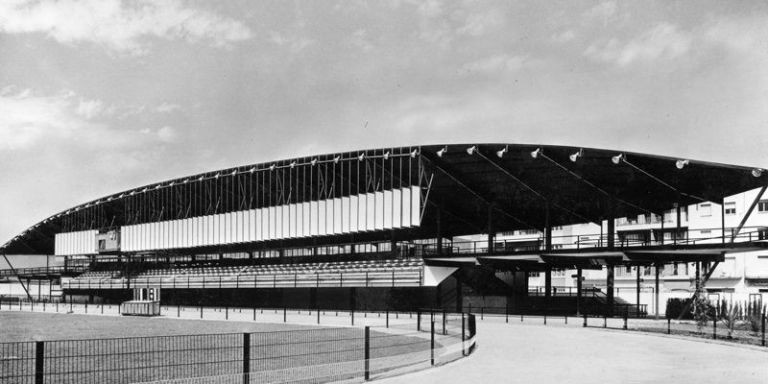 El Canódromo de la Meridiana en una imagen histórica / ARQUITECTURA CATALANA