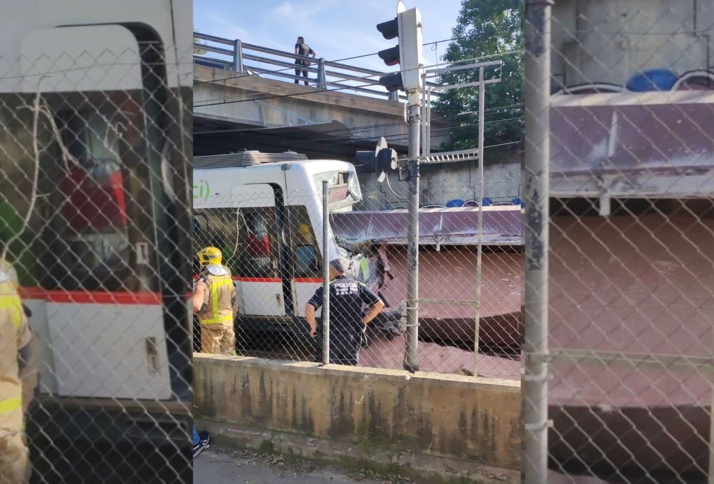 Imágenes del accidente mortal de Sant Boi / CEDIDA