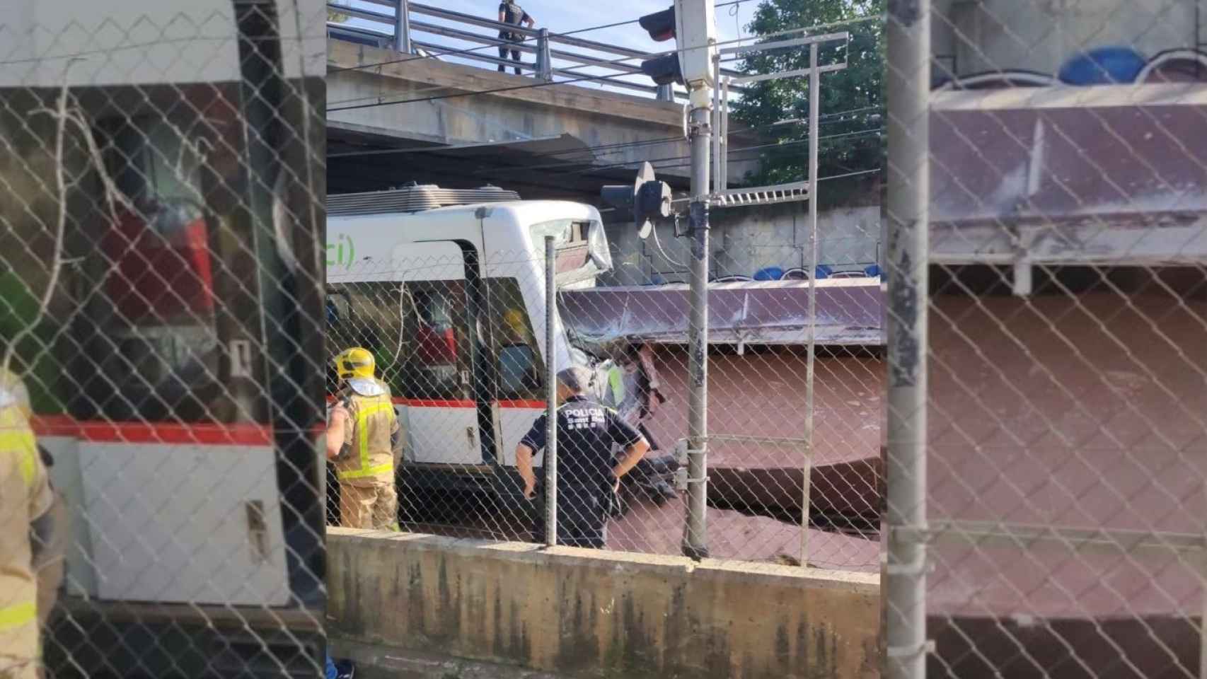 Imágenes del accidente mortal de Sant Boi / CEDIDA