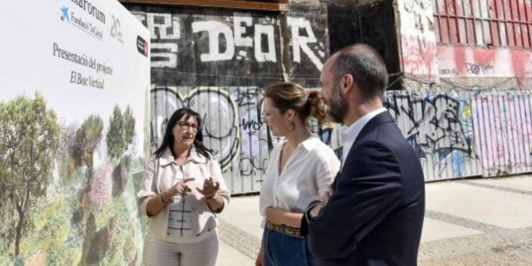 Presentación del proyecto del bosque vertical este lunes / FUNDACIÓN LA CAIXA