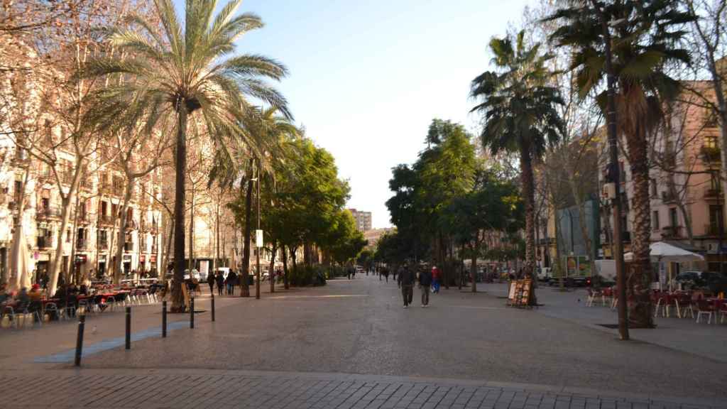 La Rambla del Raval, donde se celebrarán las actividades de la Fiesta de la Ciencia / ARCHIVO