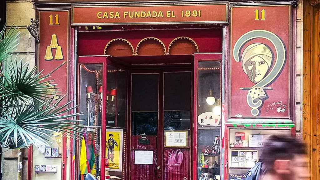 Fachada de la emblemática tienda 'El Rei de la Màgia' / INMA SANTOS