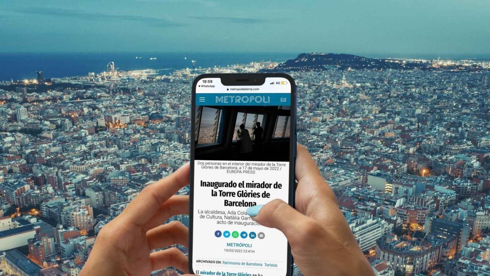 Fotomontaje con una de las novedades de Barcelona que no te debes perder / METRÓPOLI