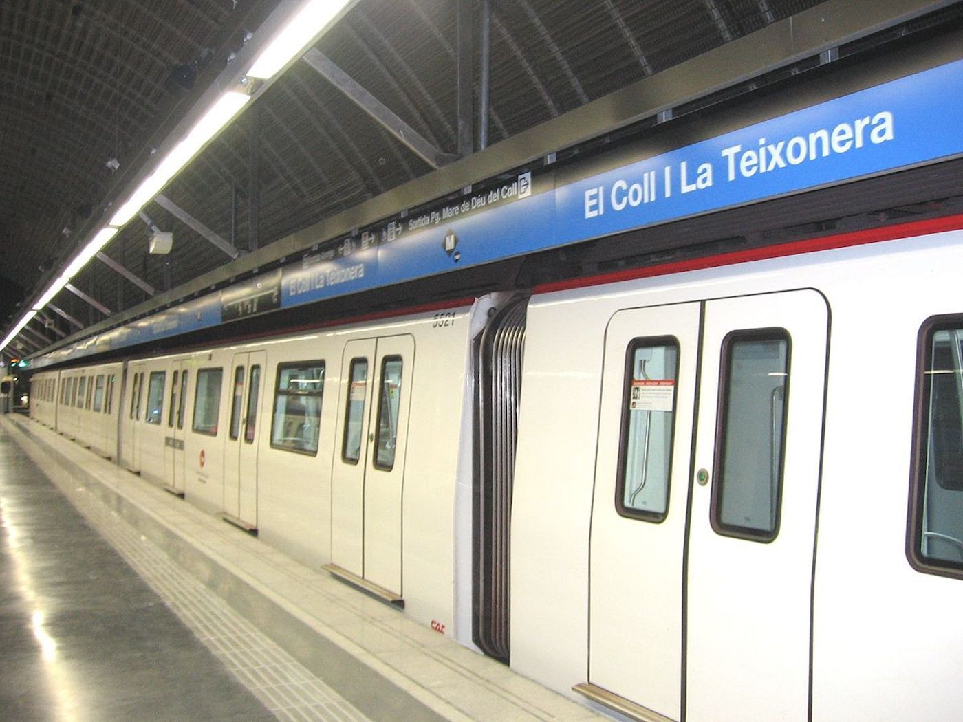 Estación de metro de El Coll / WIKIPEDIA