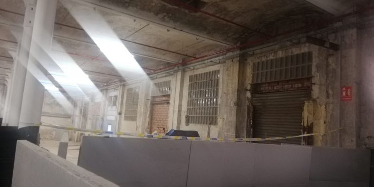 Imagen del pésimo estado del centro de formación de la Guardia Urbana / CSIF