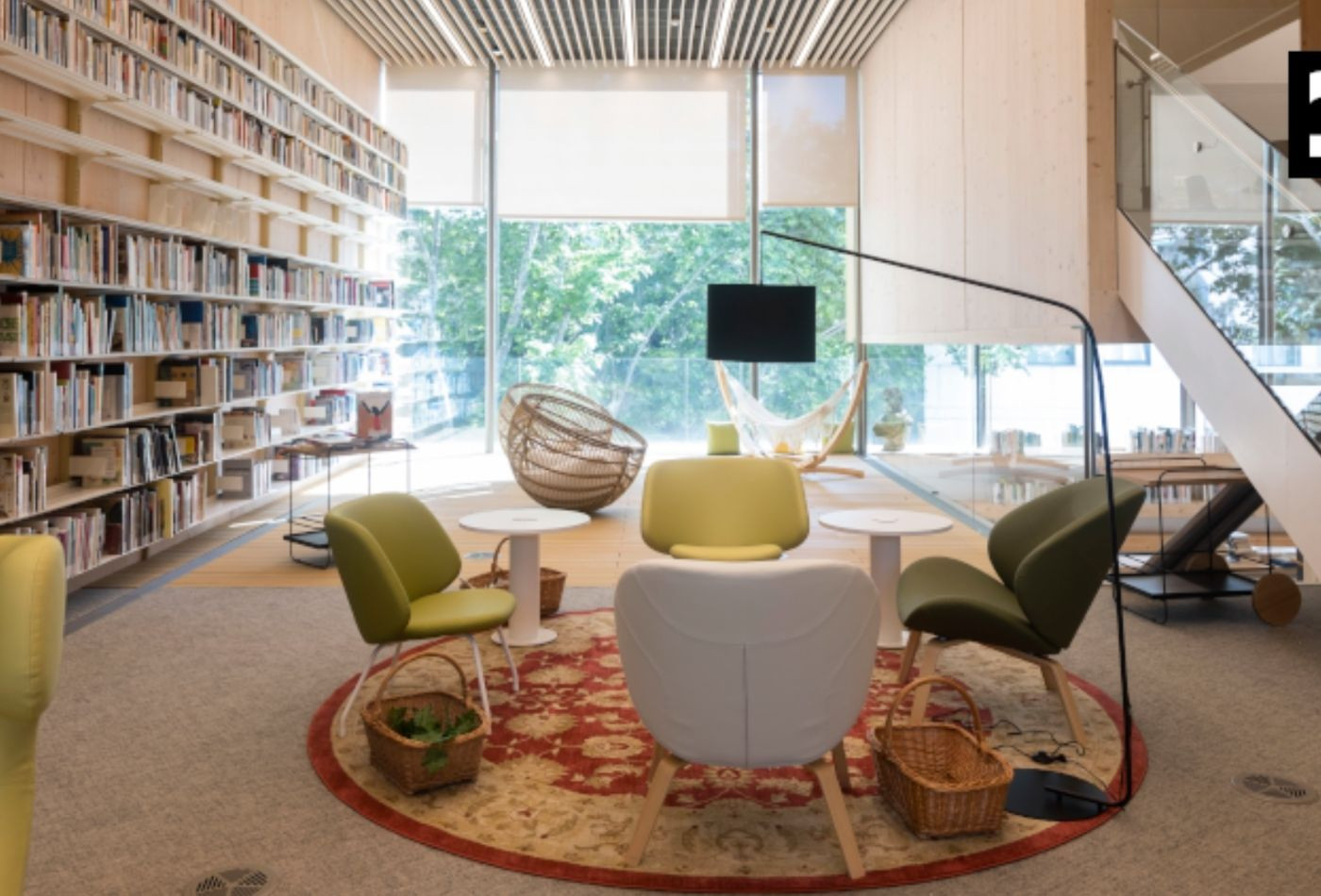 Interior de la nueva biblioteca García Márquez de Barcelona, la tercera más grande de la ciudad / AJUNTAMENT DE BARCELONA