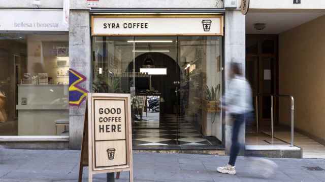 Exterior de un comercio de la compañía barcelonesa Syra Coffee