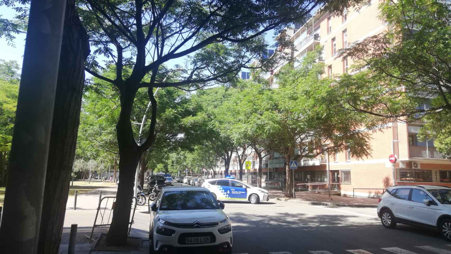 Calle de Bon Pastor en la que se ha suicidado el hombre / CEDIDA