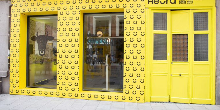 Fachada de la 'Pop Up Store' de Heura en Madrid / CEDIDA