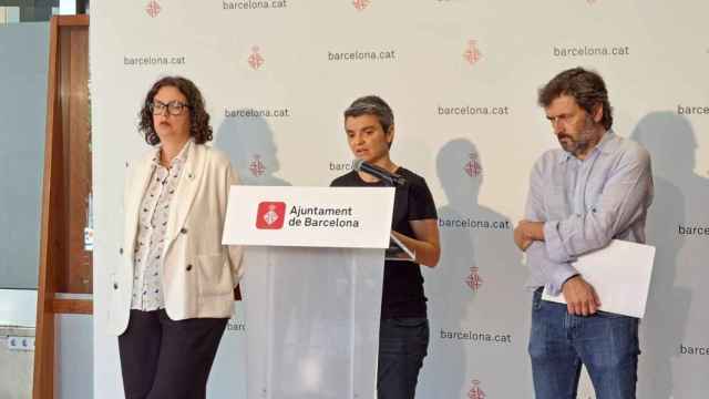 Lucía Martín, en la rueda de prensa del Ayuntamiento sobre el suicidio en el Bon Pastor / EUROPA PRESS