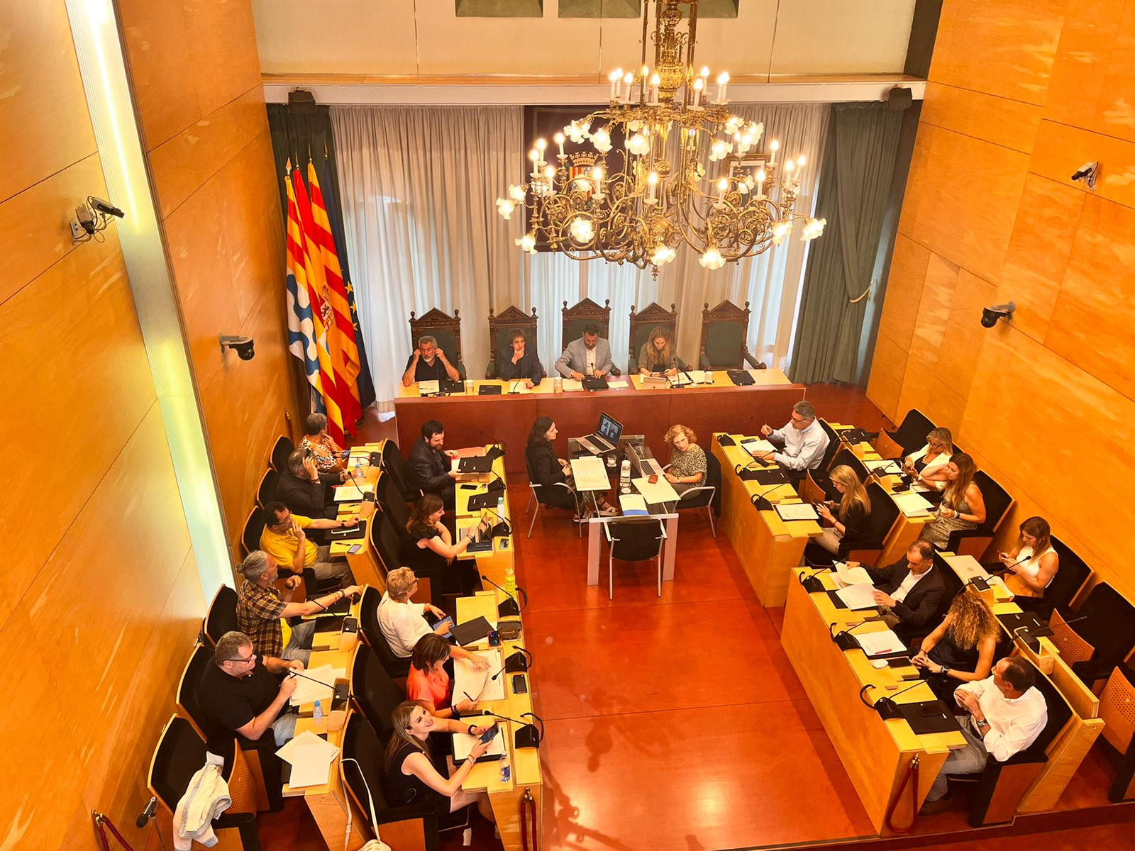 Sesión del pleno del 31 de mayo del Ayuntamiento de Badalona / ÁNGELA VÁZQUEZ