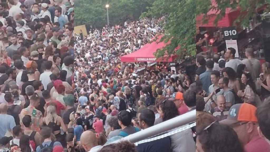 Aglomeraciones en las barras del Primavera Sound / TWITTER