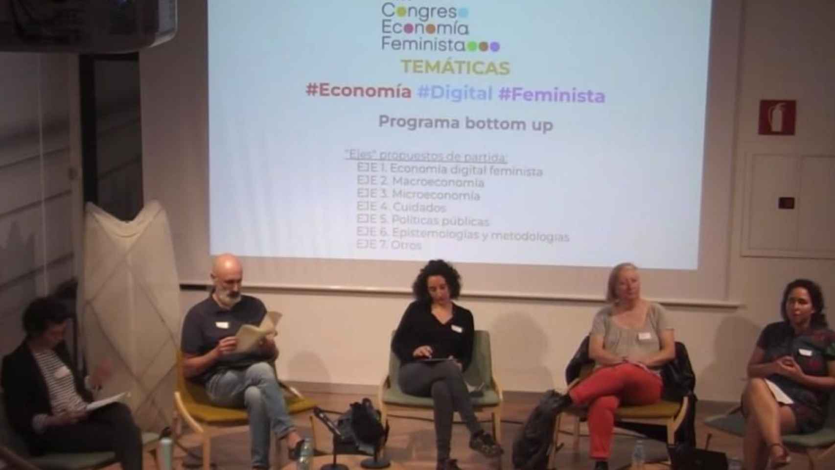 Un debate en el Congreso de Economía Feminista en una edición anterior / ORGANIZACIÓN