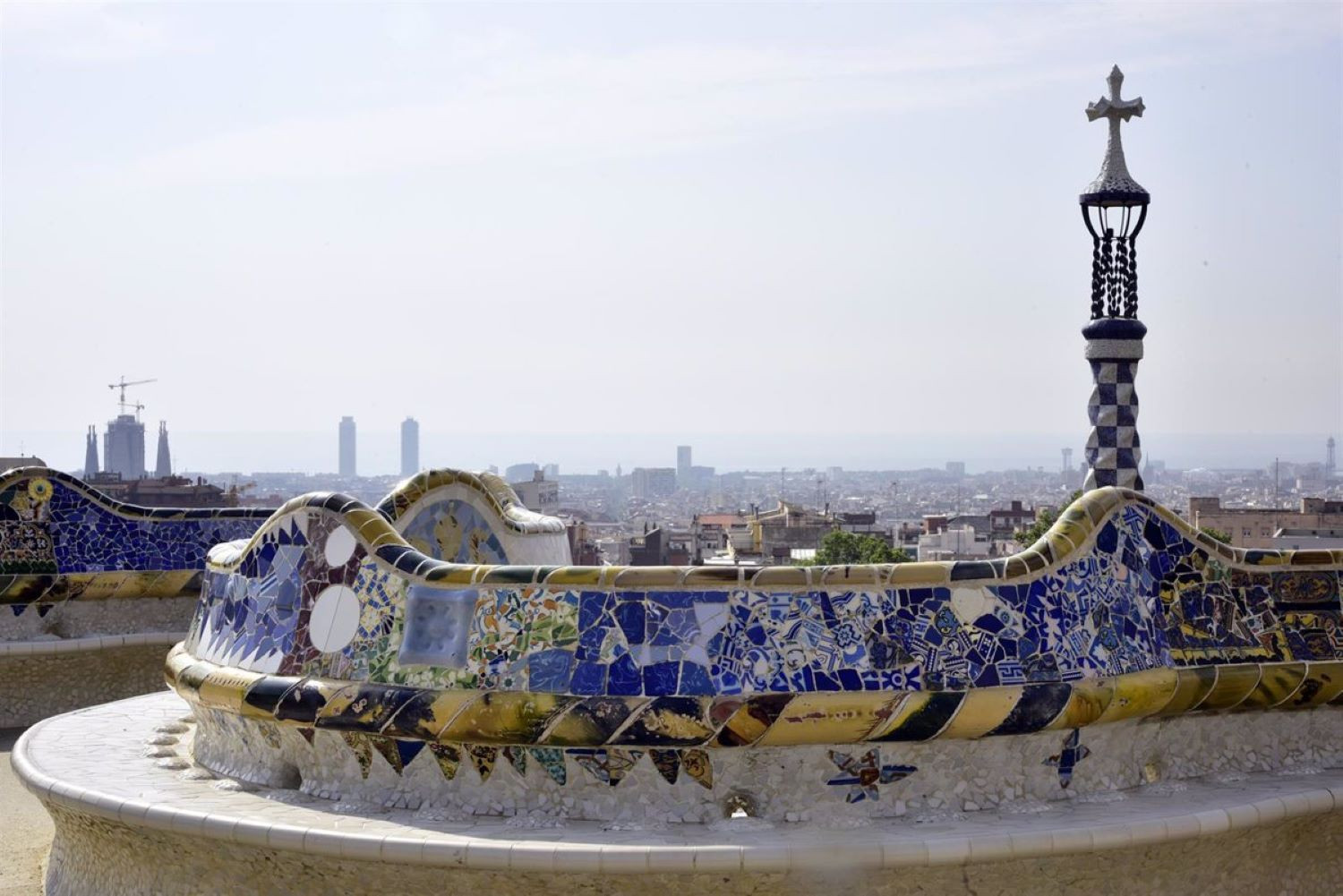 Vista aérea del Park Güell de Barcelona / EUROPA PRESS