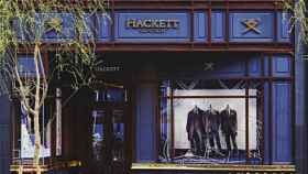 Exterior de un comercio de la marca londinense Hackett