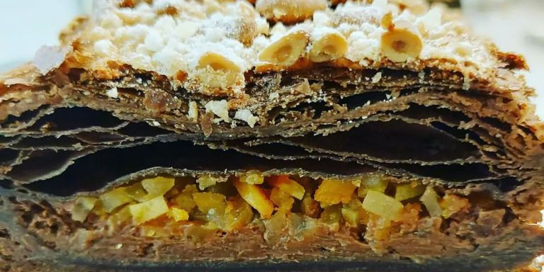 Coca de chocolate de la pastelería Sant Croi / INSTAGRAM