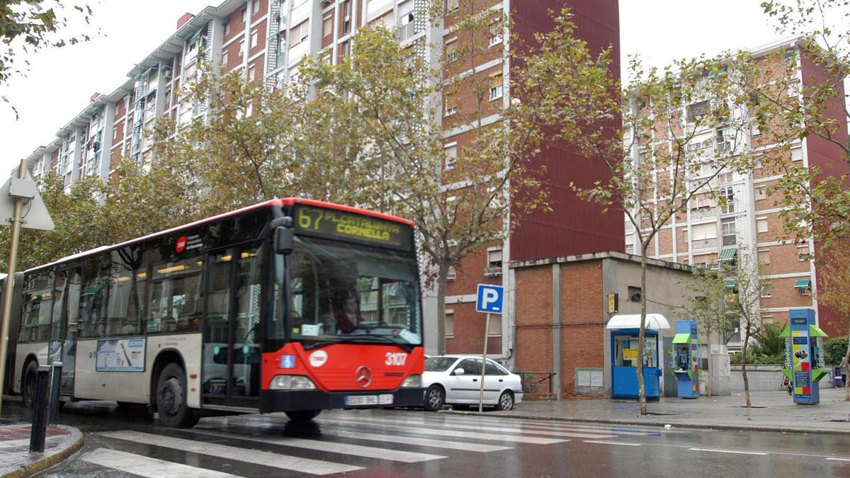 Un autobús en una imagen de archivo