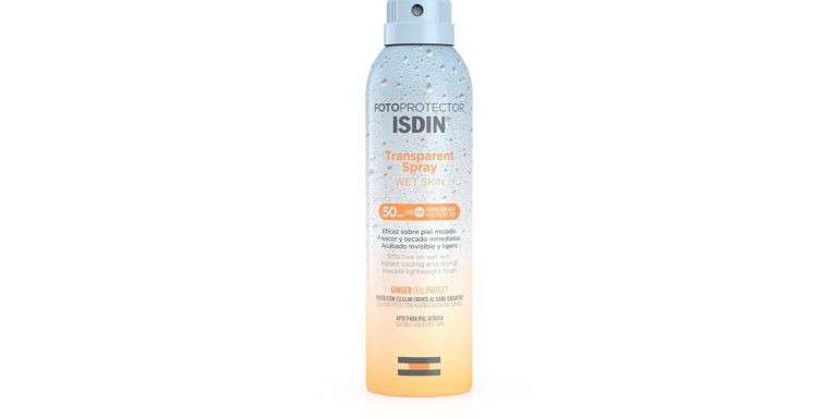 Fotoprotector ISDIN Transparent Spray Wet Skin SPF 50 / ISDIN