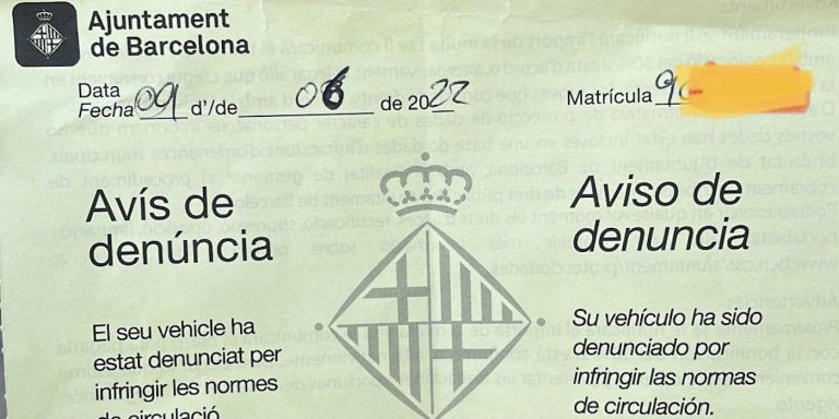 Multa interpuesta por los agentes a la madre de un niño con pluridiscapacidad / TWITTER