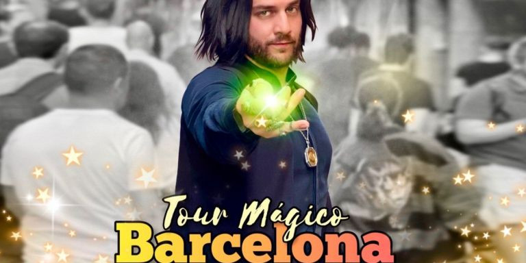 Cartel promocional del tour mágico por Barcelona / CEDIDA