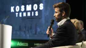 Gerard Piqué, durante una presentación con Kosmos / KOSMOS