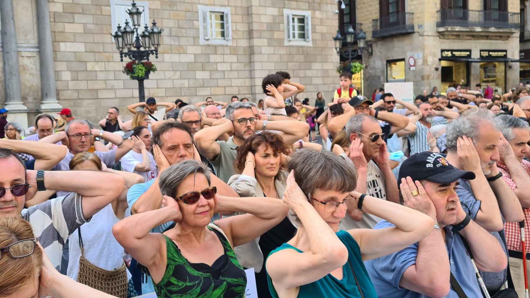 Manifestación contra el ruido en Barcelona / ERC