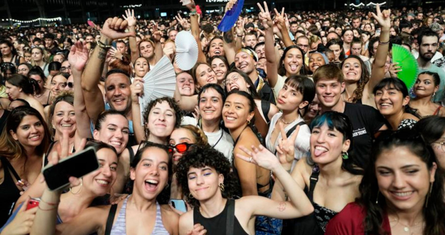 Asistentes a un concierto del festival Sónar de 2022 / EFE