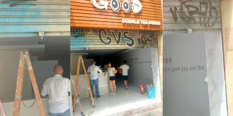 El local de la antigua discoteca Metro, en obras para convertirse en un 'Bubble Tea' / METRÓPOLI