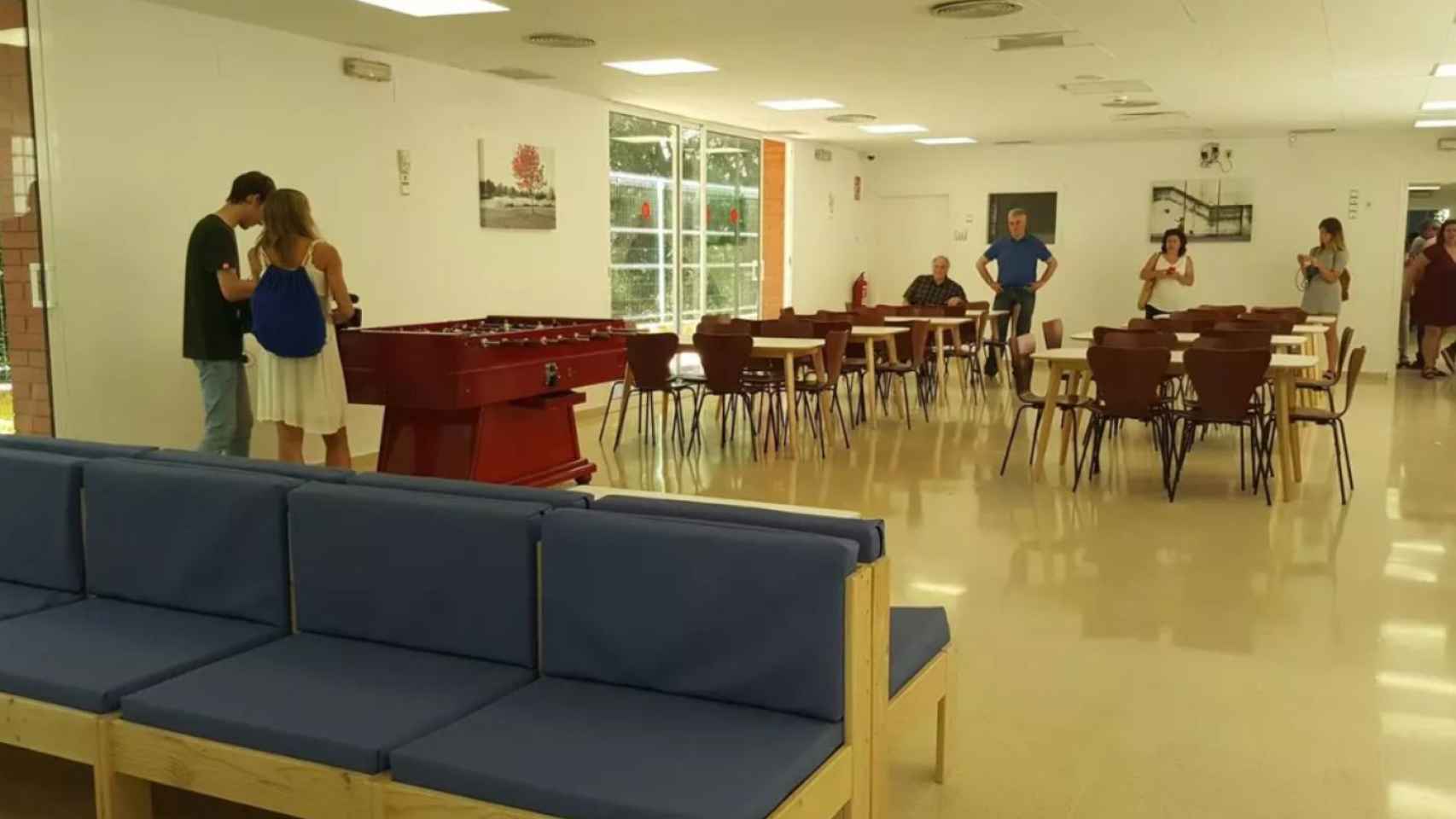 Interior del centro para menores extranjeros de Collserola en una imagen de archivo