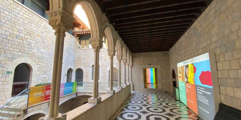 Vista del interior de CaixaForum de Girona / FLC