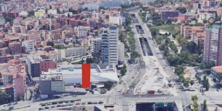 La zona del Vall d'Hebron en la que se construirá la torre de prácticas de los bomberos / AYUNTAMIENTO DE BARCELONA